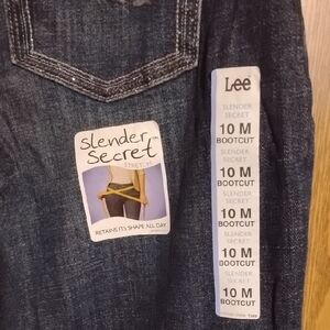 Lee Dark Blue Bootcut Jeans - Slender Secret